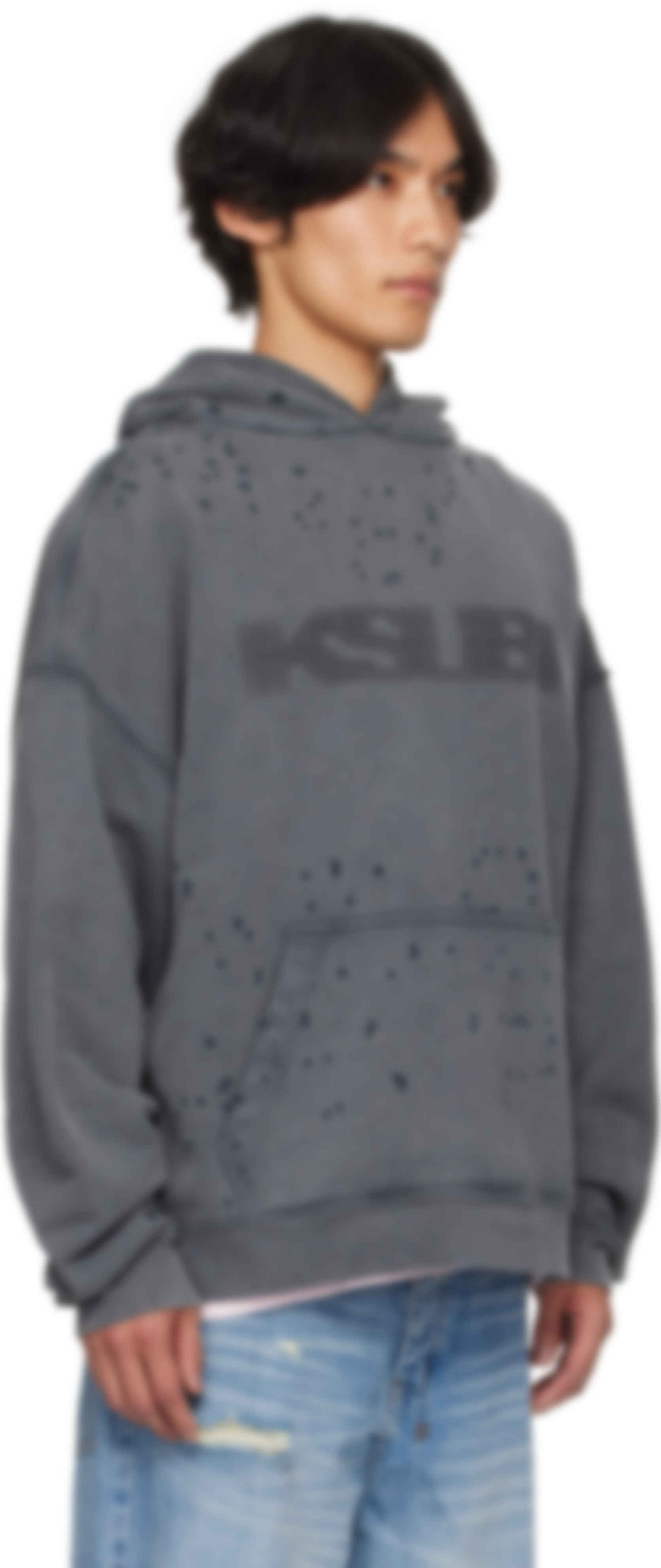 Gray Blasted Ekcess Hoodie