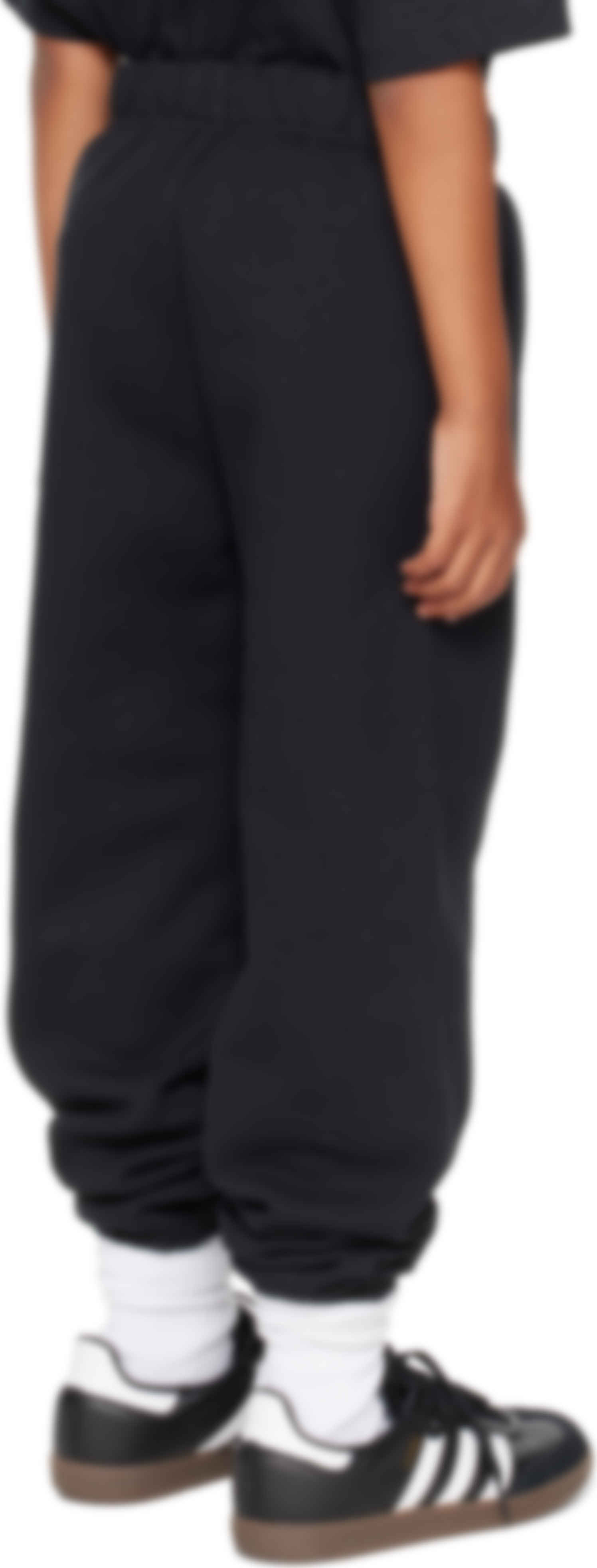 Kids Black Classic Fit Sweatpants