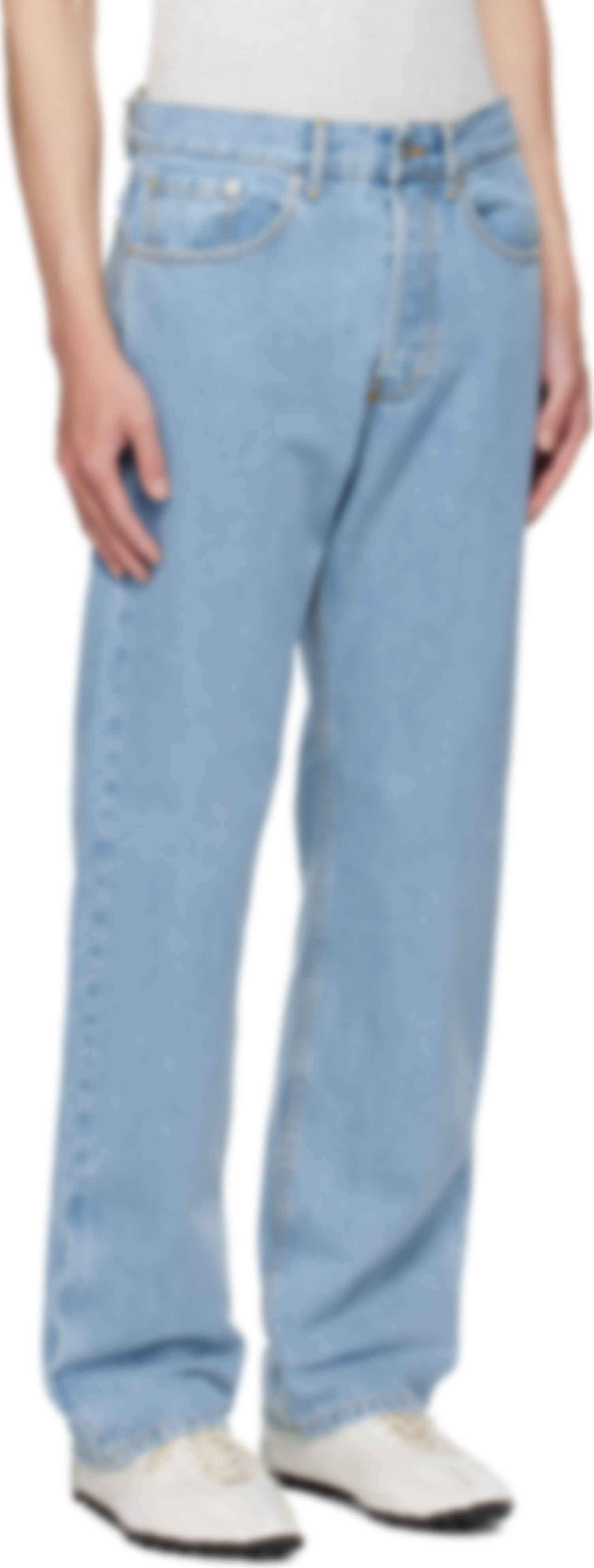 Blue Faded Jeans