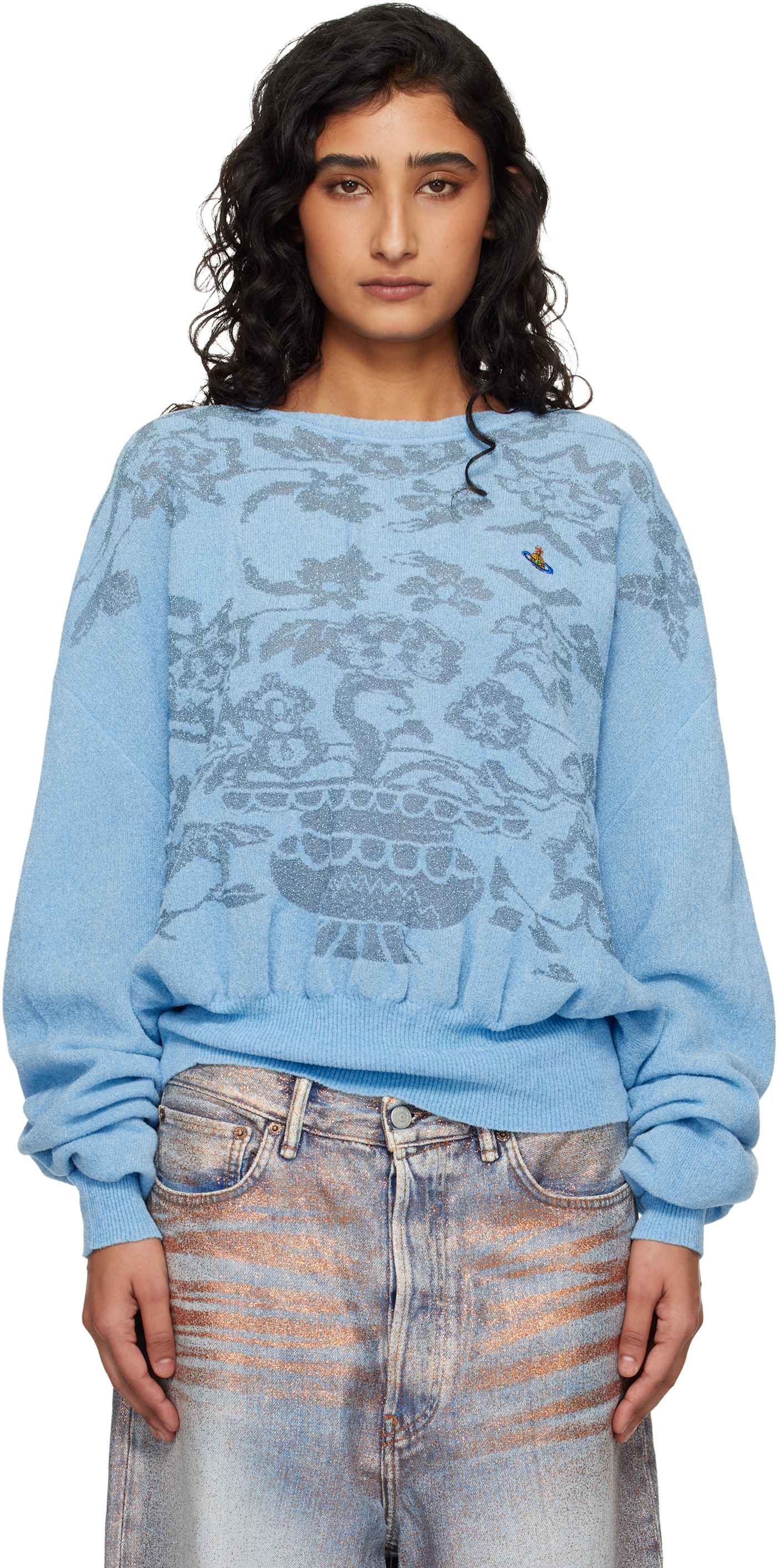 Blue Jules Sweater aqua