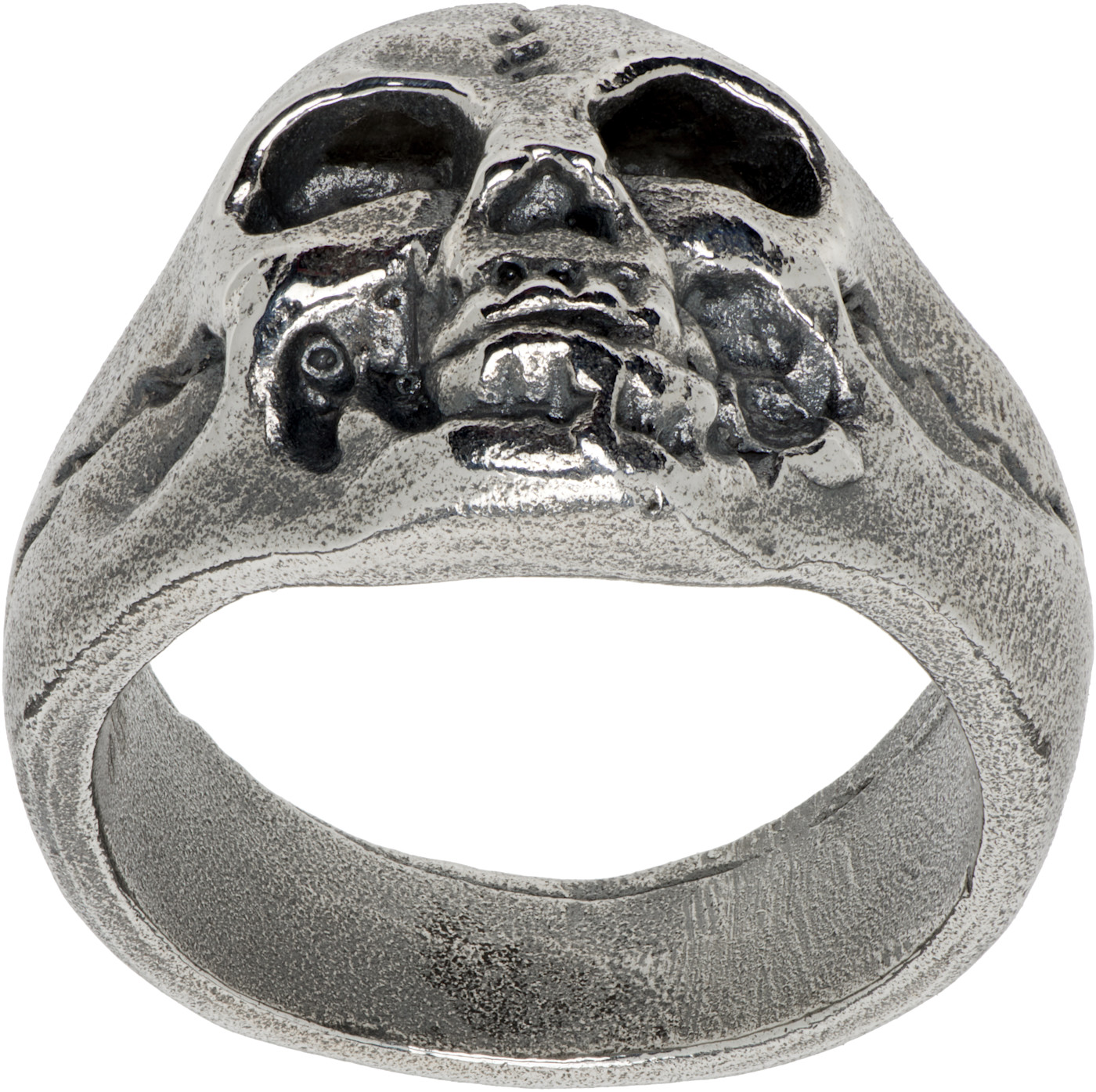 Cranium Ring silver