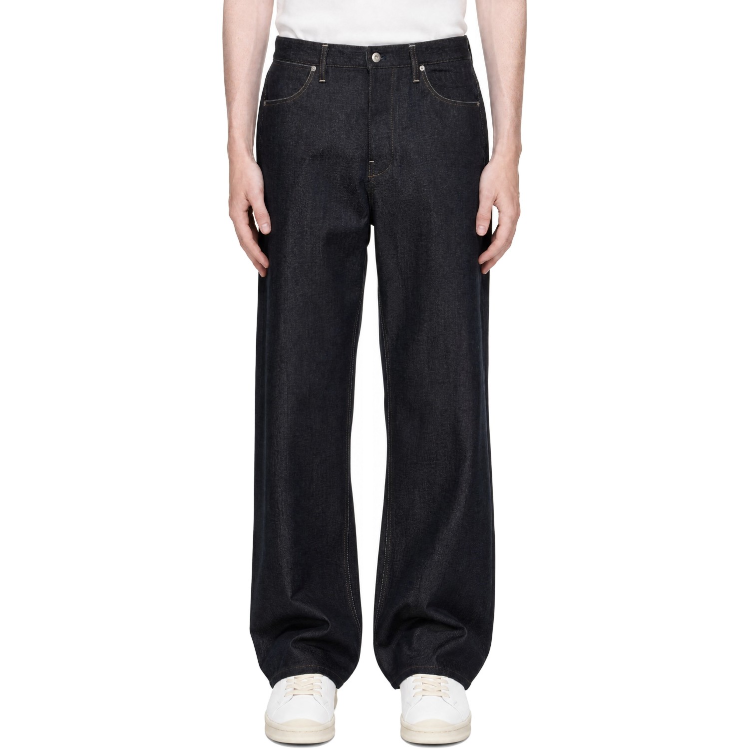 Jil Sander Blue Loose Denim Jeans