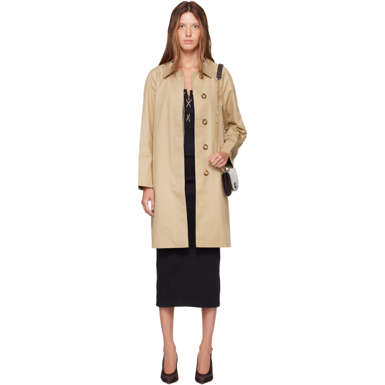 Burberry Beige Camden Trench Coat
