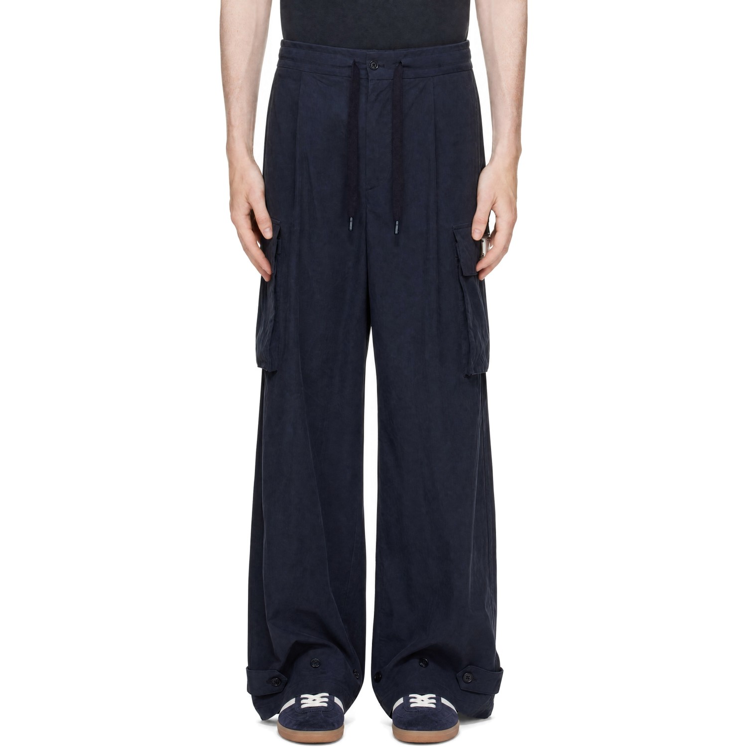 Dolce&Gabbana Navy Cotton Cargo Pants