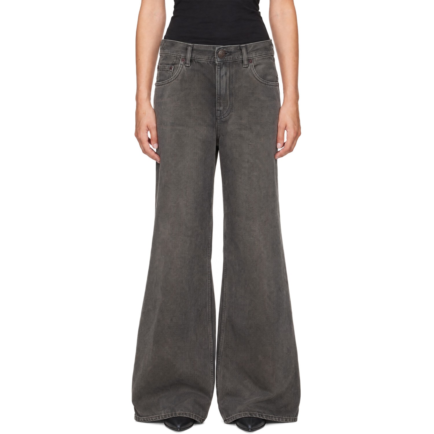 Acne Studios Gray 2022 Loose Fit Jeans