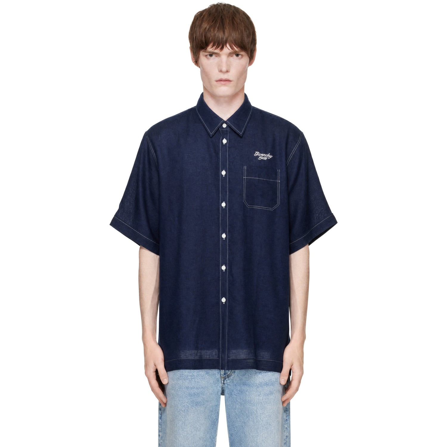 Givenchy Navy 'Givenchy 1952' Shirt