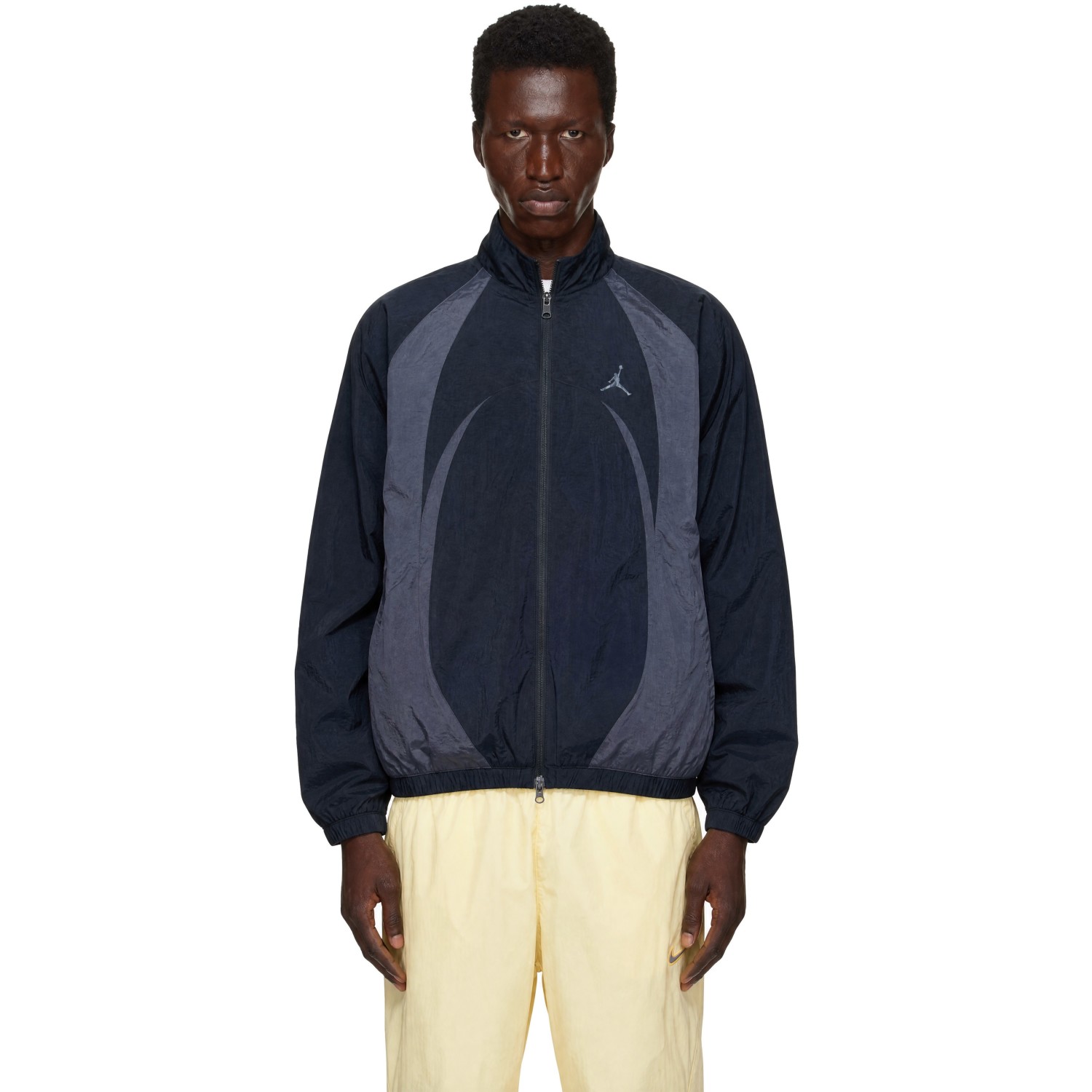 Nike Black Jam Warm Up Jacket In Black/dark Shadow/da