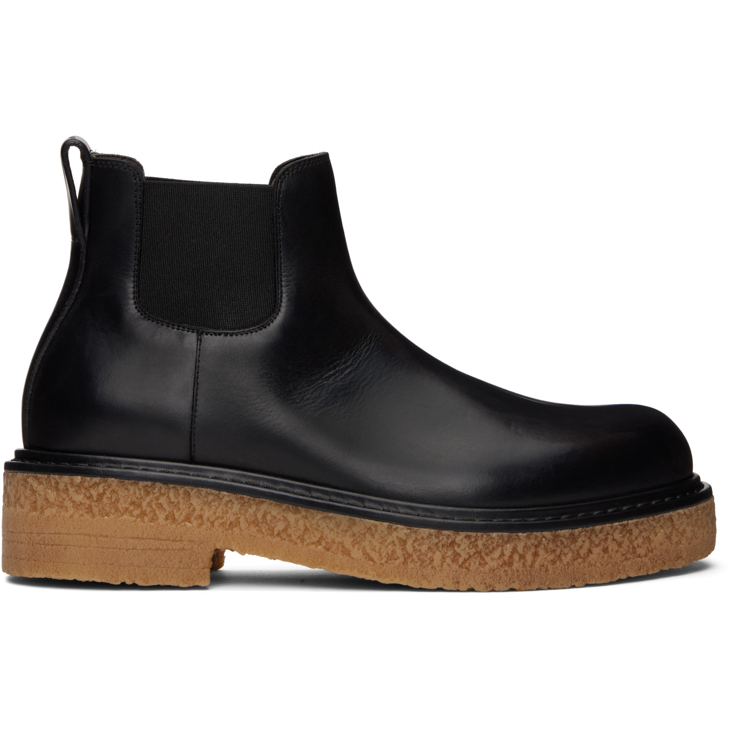 Bottega Veneta Black Haddock Chelsea Boots
