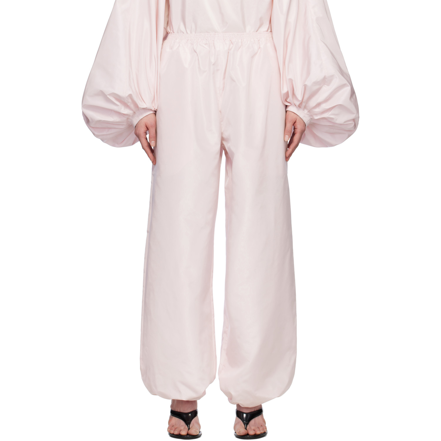ALAÏA Pink Balloon Trousers