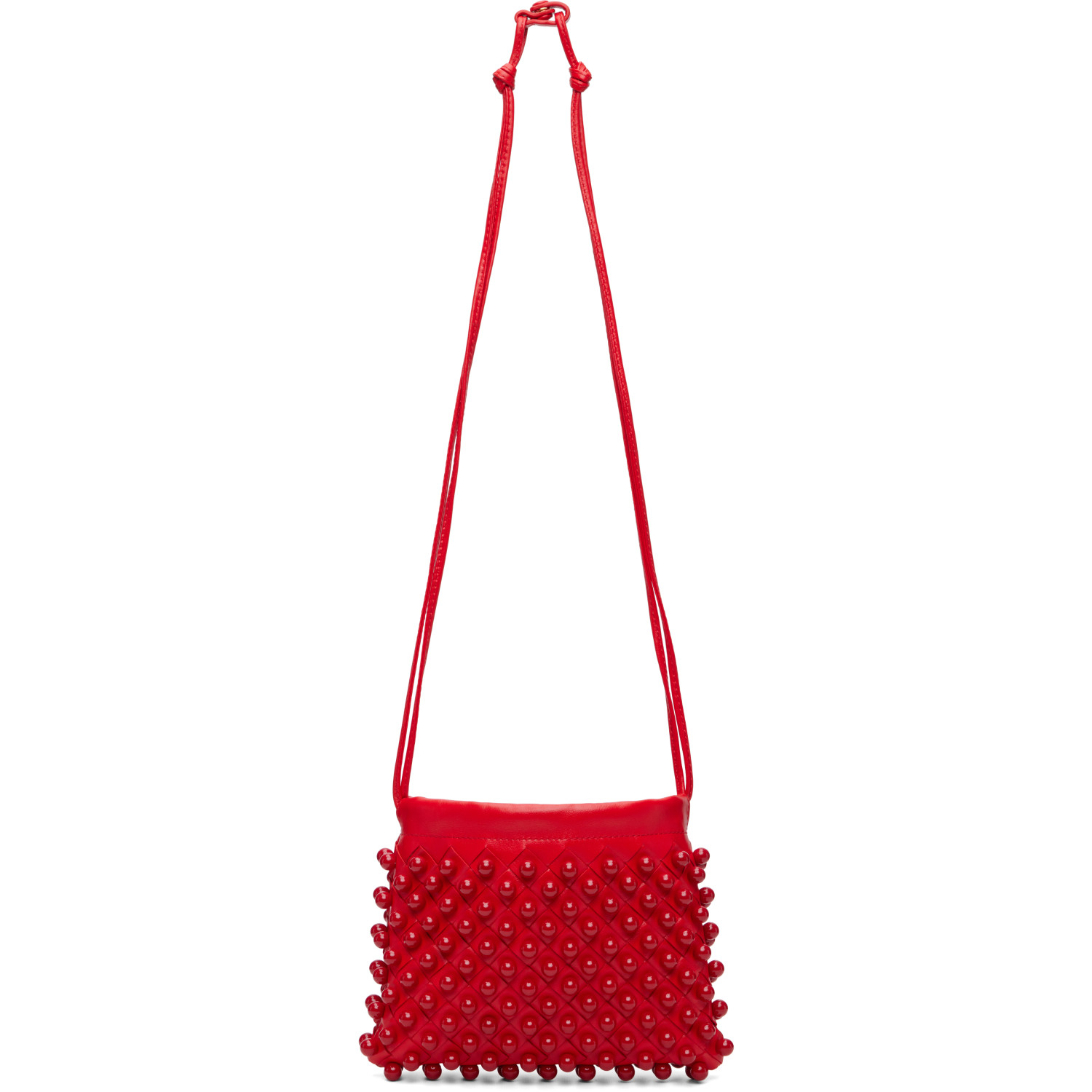 Bottega Veneta Red Beaded Small Dustbag
