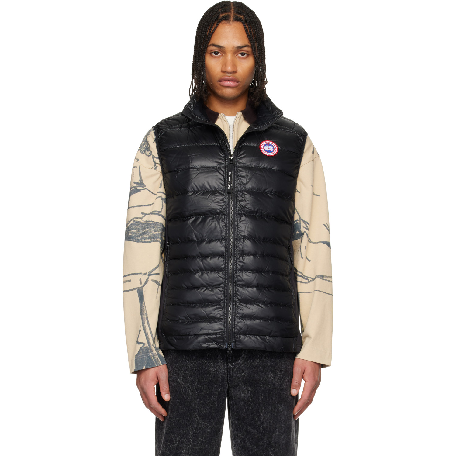 Canada Goose Black HyBridge Lite Down vest