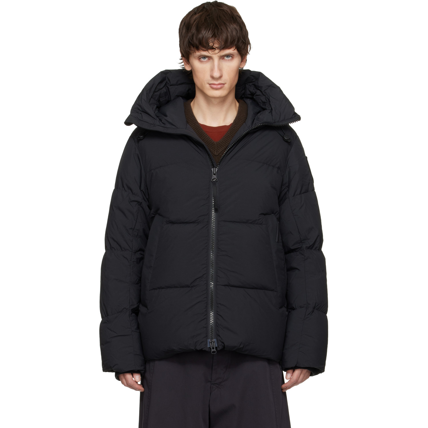 Canada Goose Black 'Black Label' Crofton Puffer EnduraLuxe Down Jacket