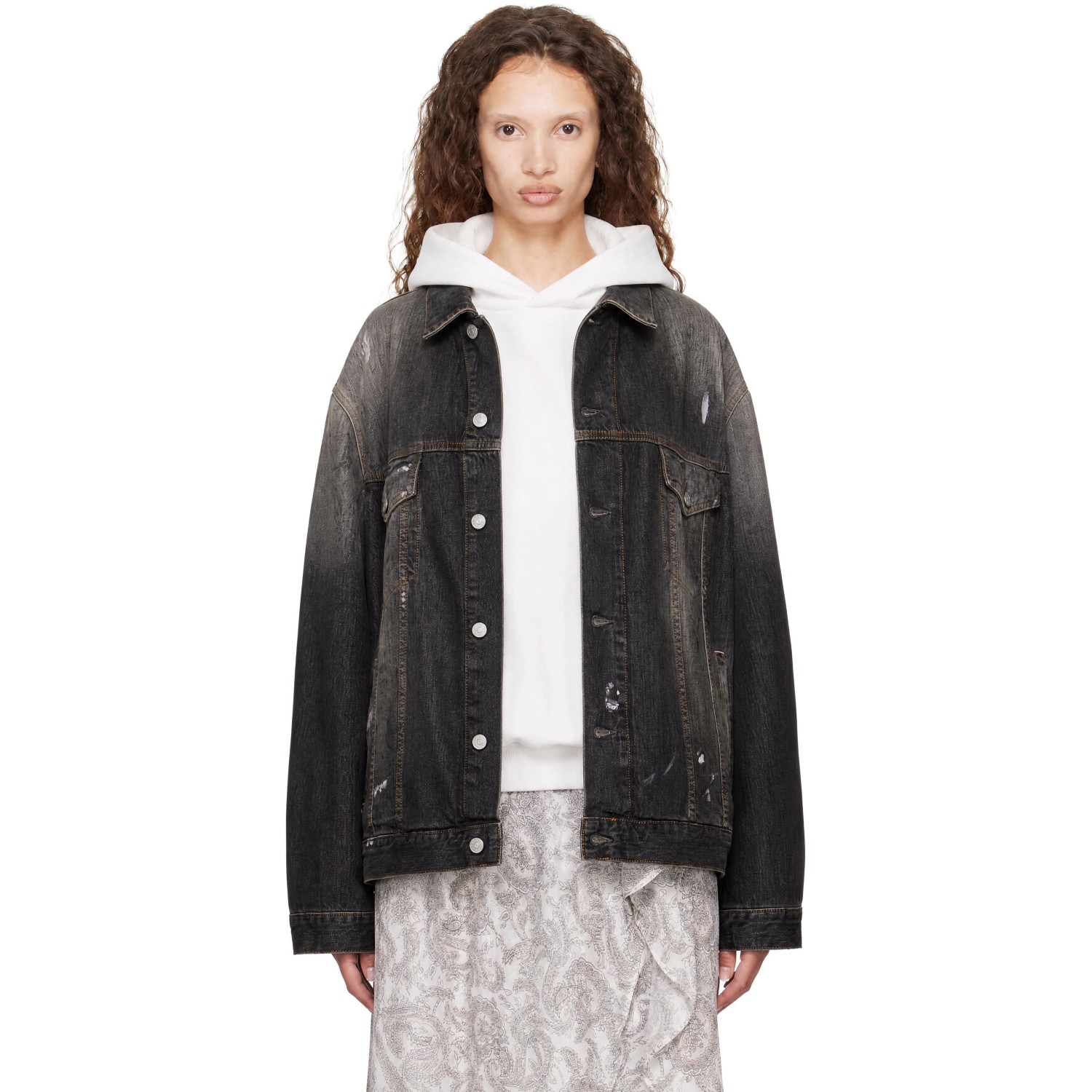 Acne Studios Black Robert Trafalgar Denim Jacket
