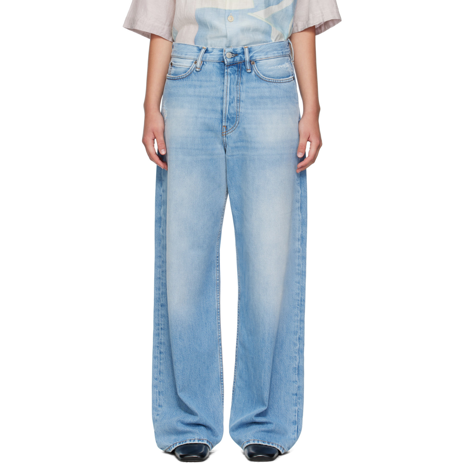 Acne Studios Blue Loose-Fit 1981 Jeans
