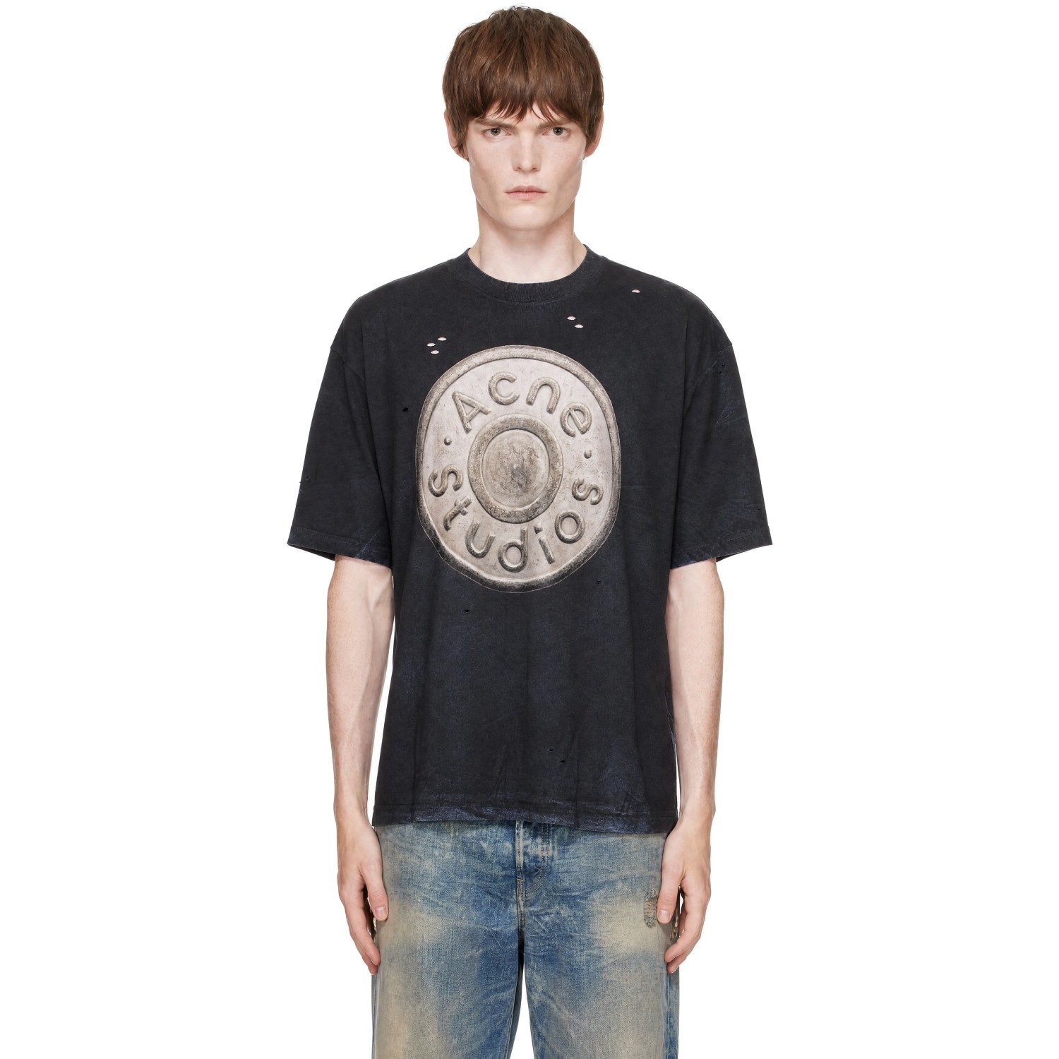 Acne Studios Black Logo T-shirt