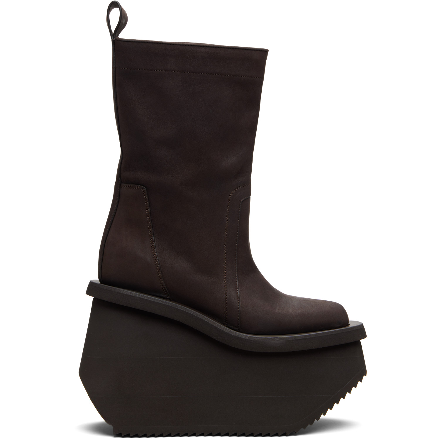 Rick Owens Brown Concordians Factory Boots