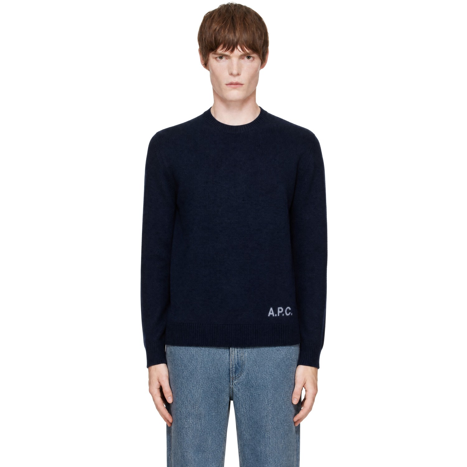 A.P.C. Navy Edward Sweater