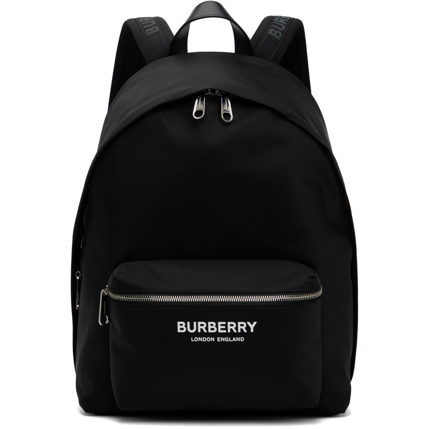 Burberry Black Nylon Backpack