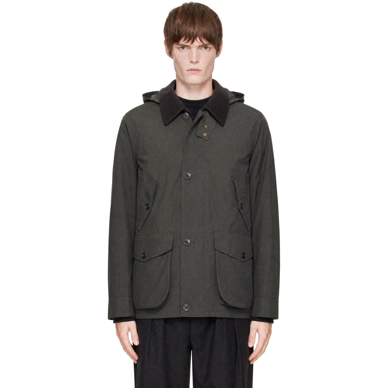 Nanamica Green 2l Pertex Unlimited Field Jacket In Dark Olive