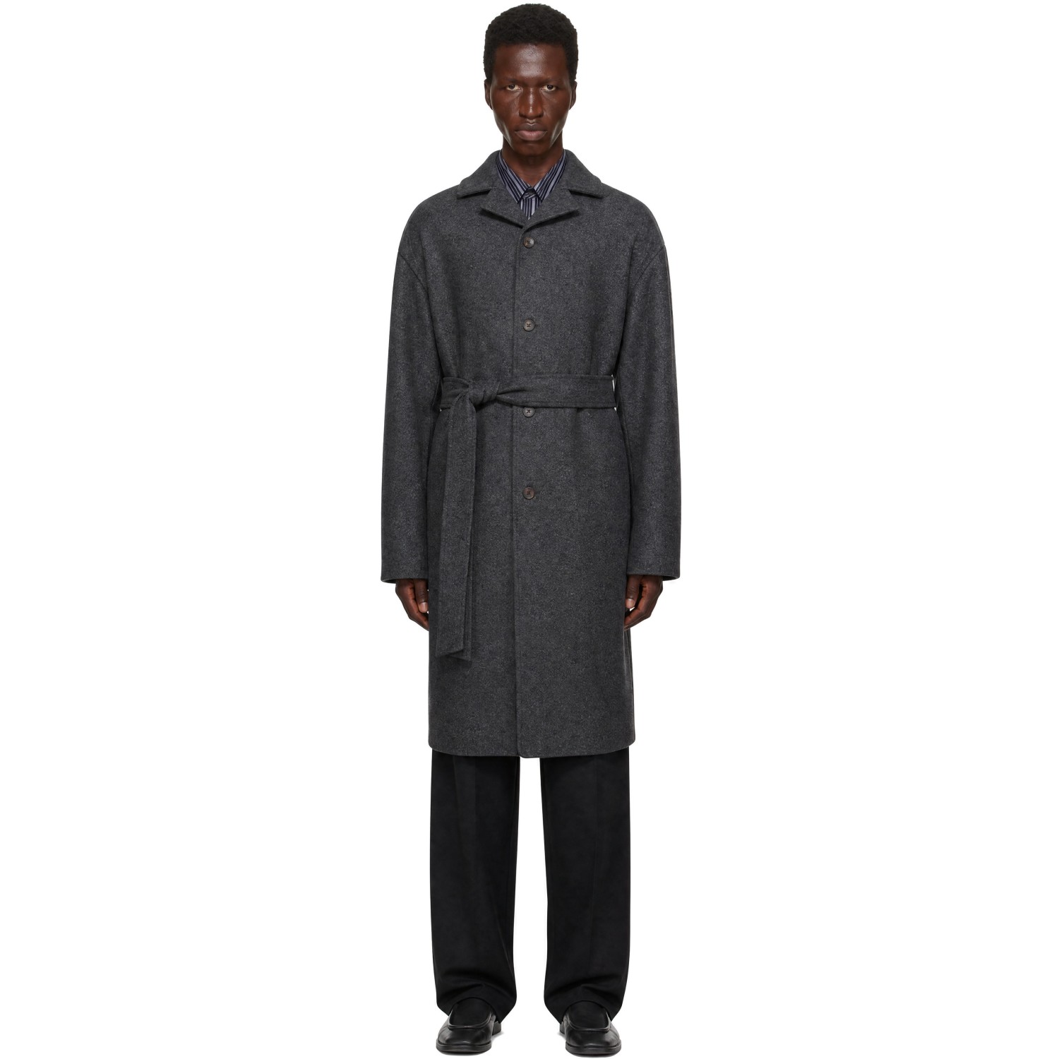 JACQUEMUS Gray 'The Citta' Coat