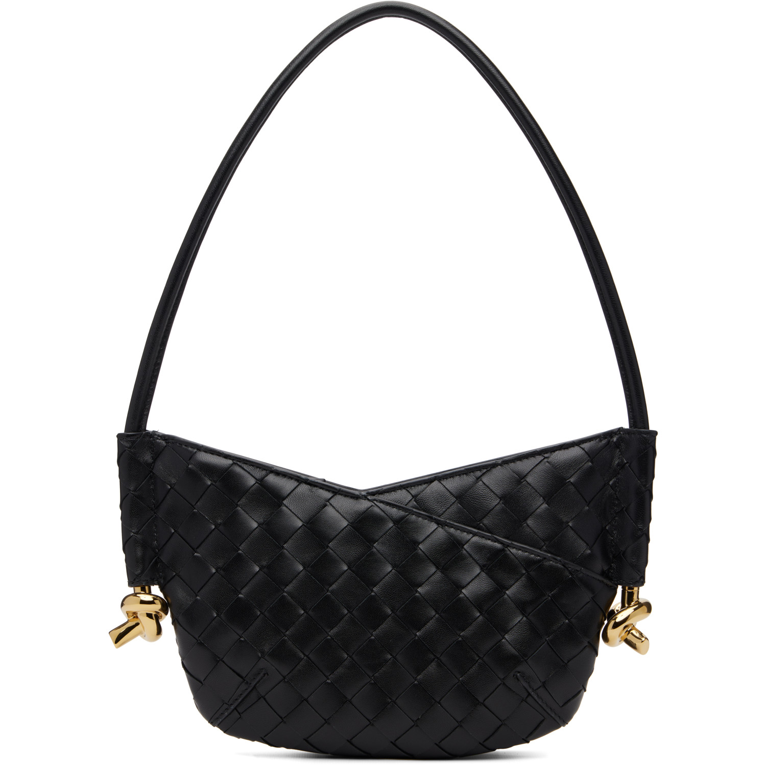 Bottega Veneta Black Solstice Intrecciato Baby Bag