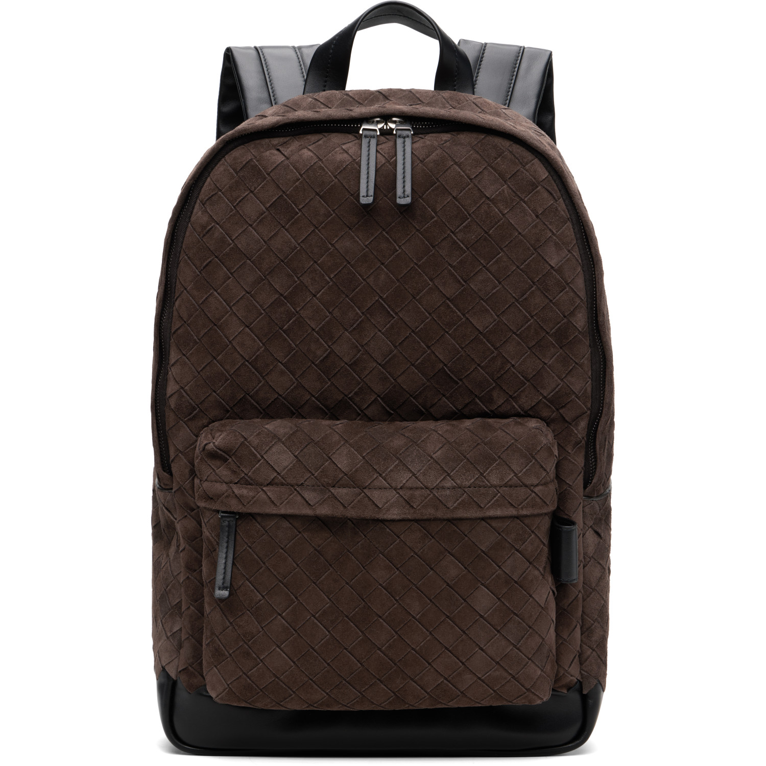 Bottega Veneta Brown & Black Classic Intrecciato Backpack