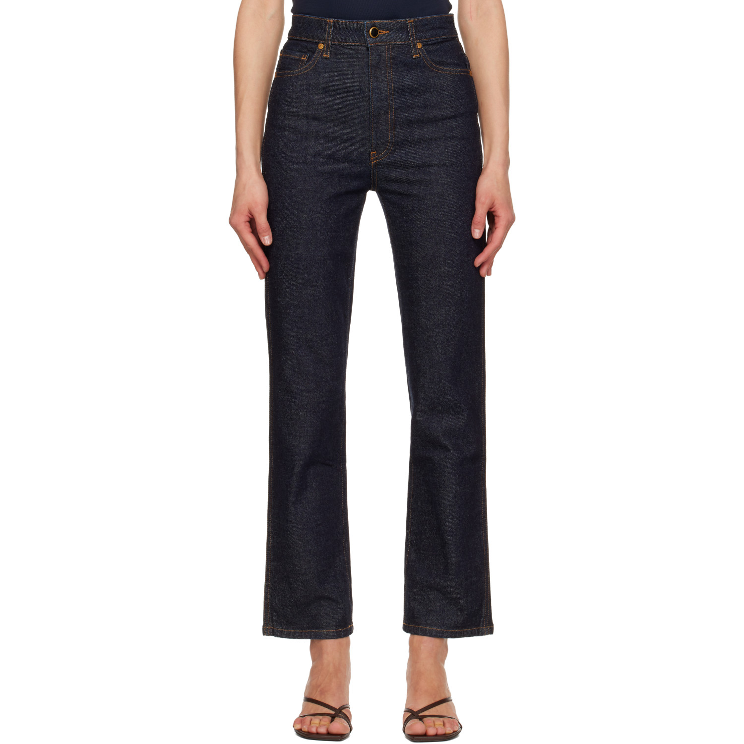 KHAITE Indigo Abigail Jeans