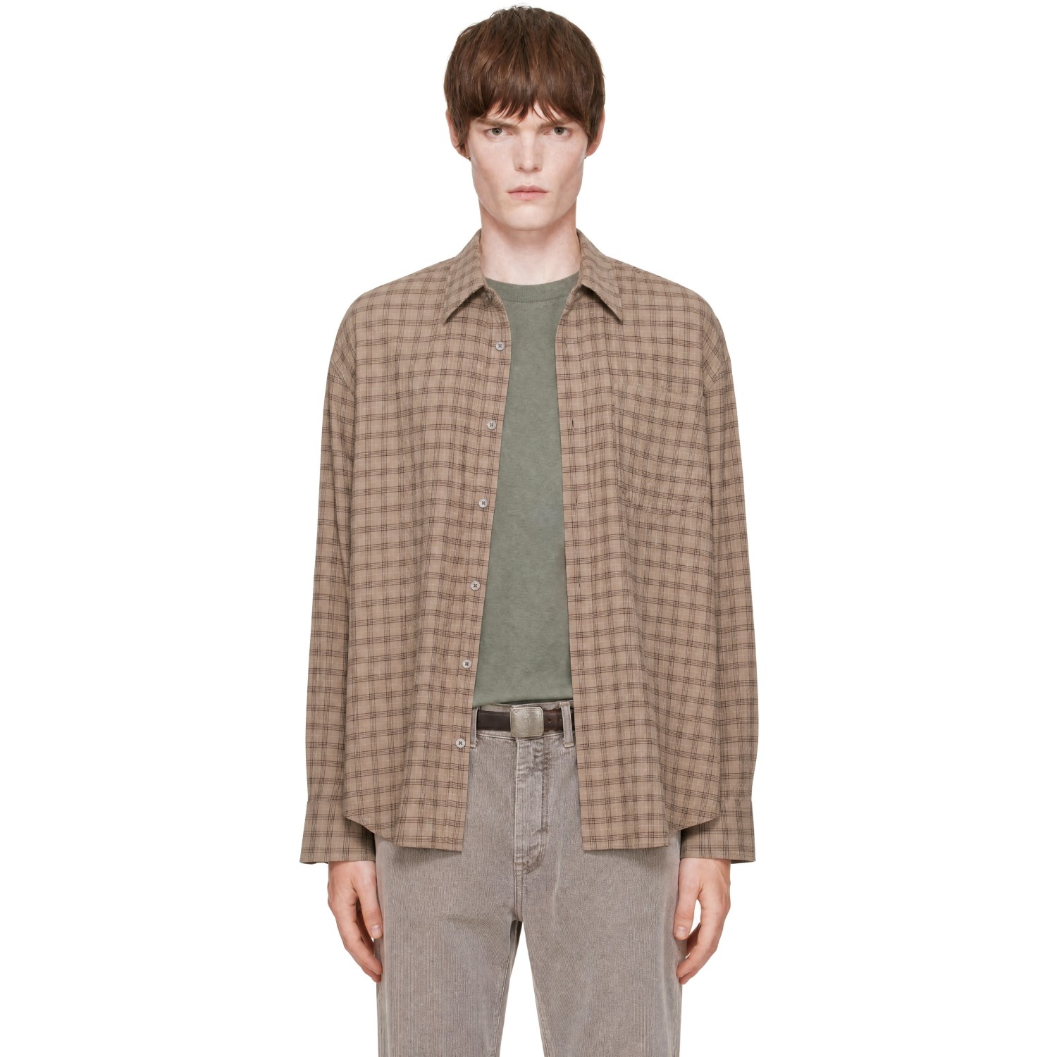 Hope ベージュ Room シャツ In Beige Check