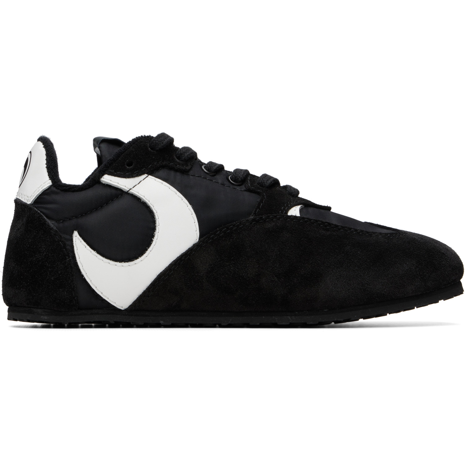 Marine Serre Black MS Rise III Sneakers