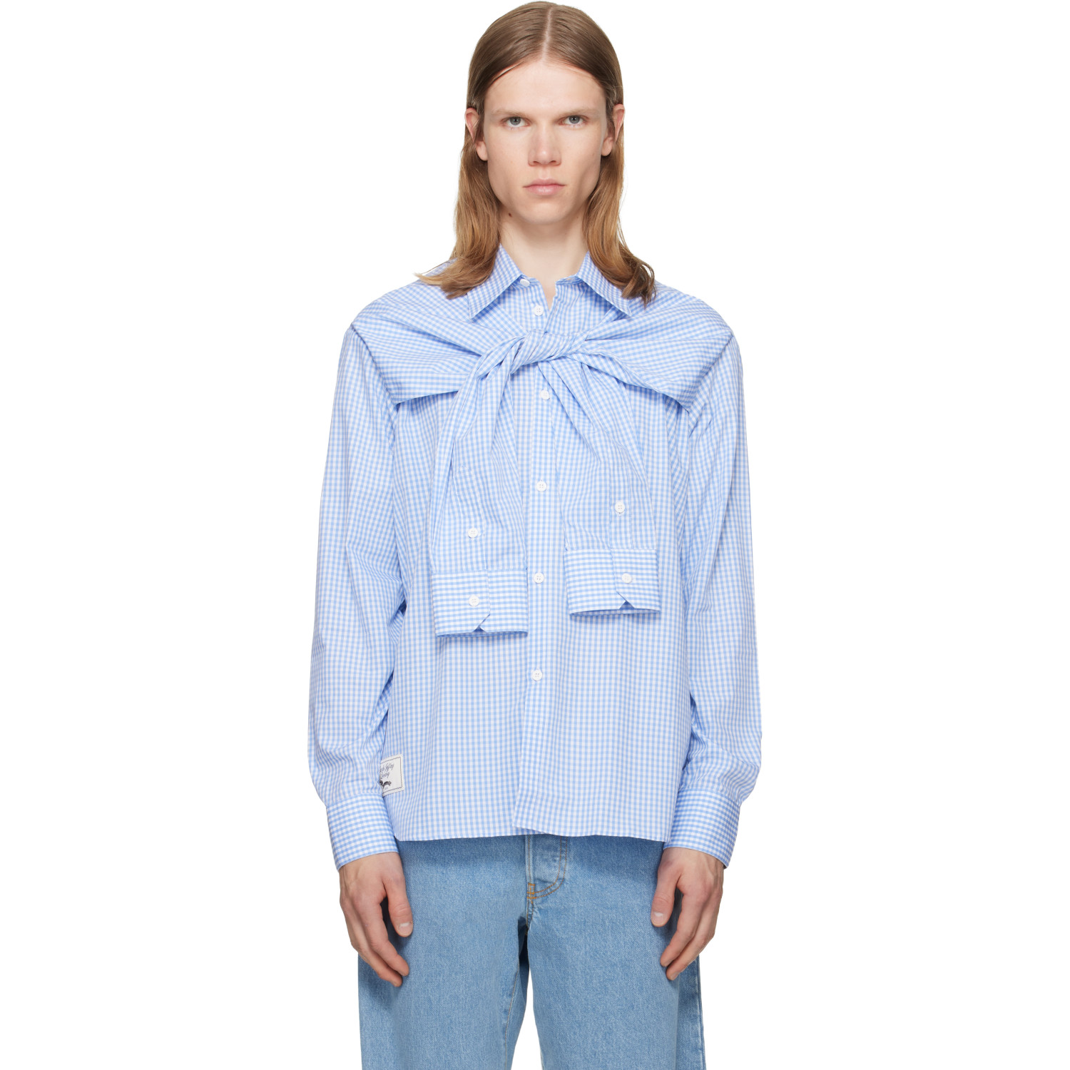 Charles Jeffrey LOVERBOY Blue Hold Me Shirt