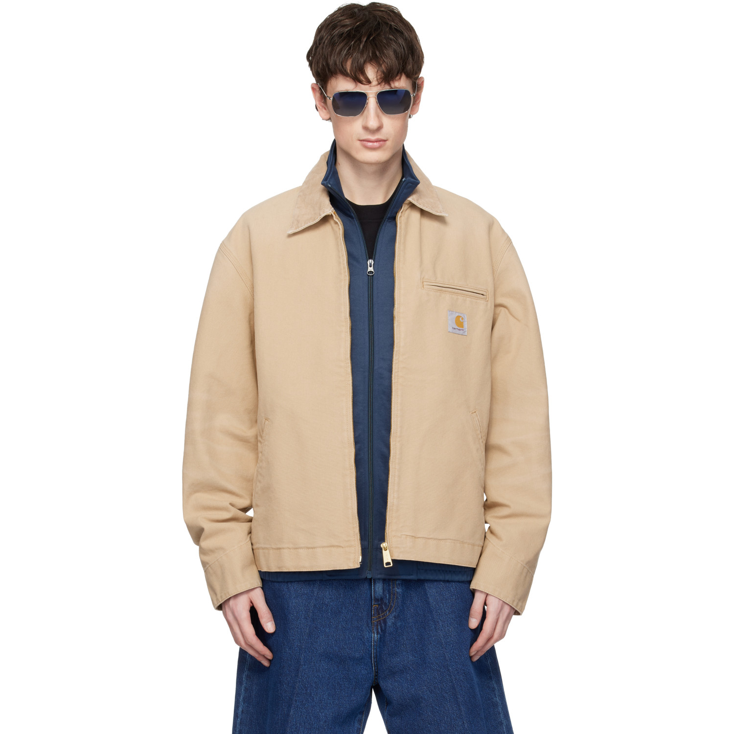 Carhartt WIP: Carhartt Work In Progress Beige Detroit Jacket