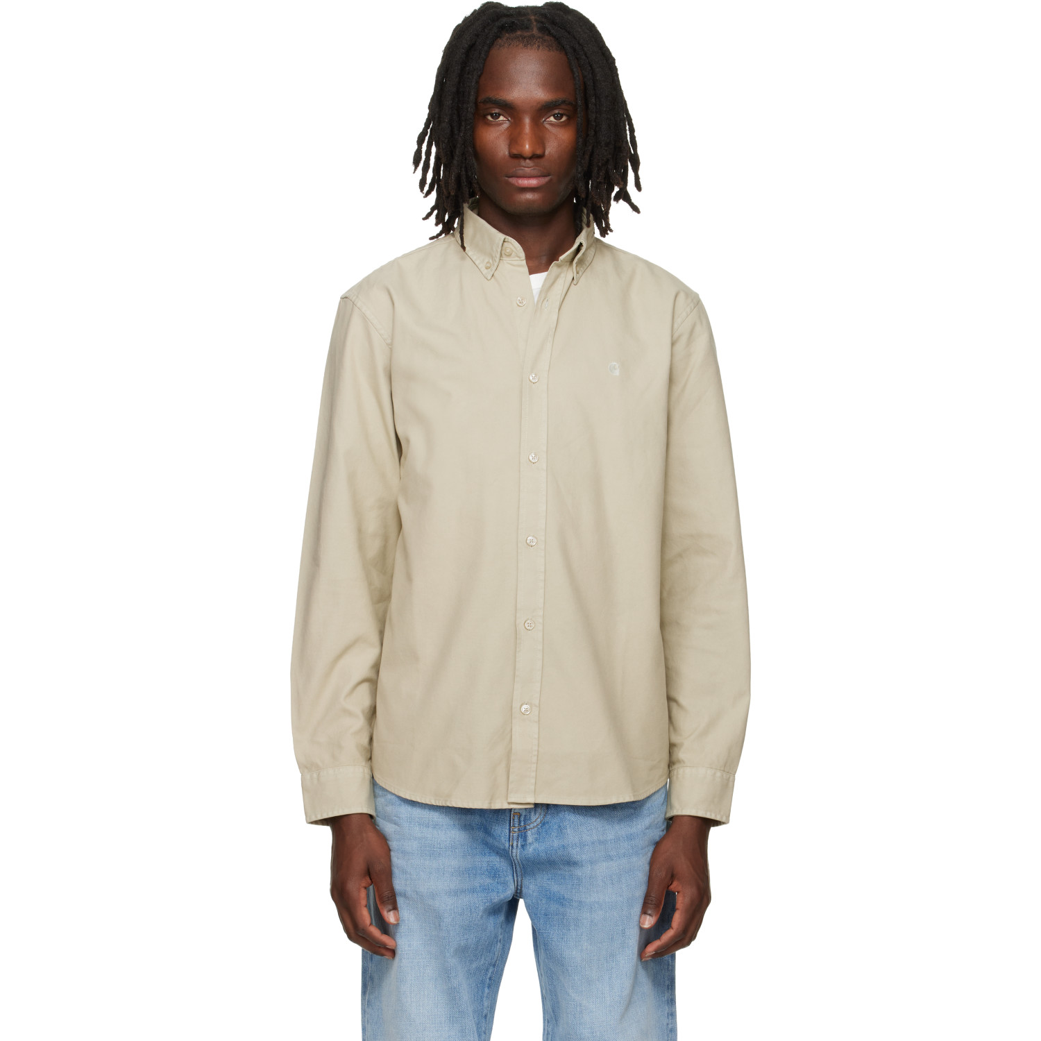 Carhartt WIP: Carhartt Work In Progress Beige Bolton Shirt