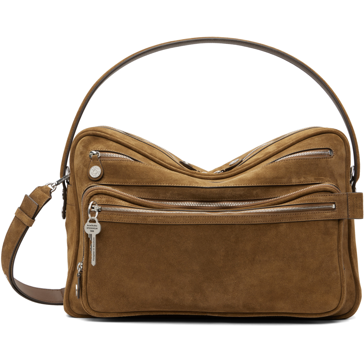 Acne Studios Brown Camero Camera Shoulder Bag