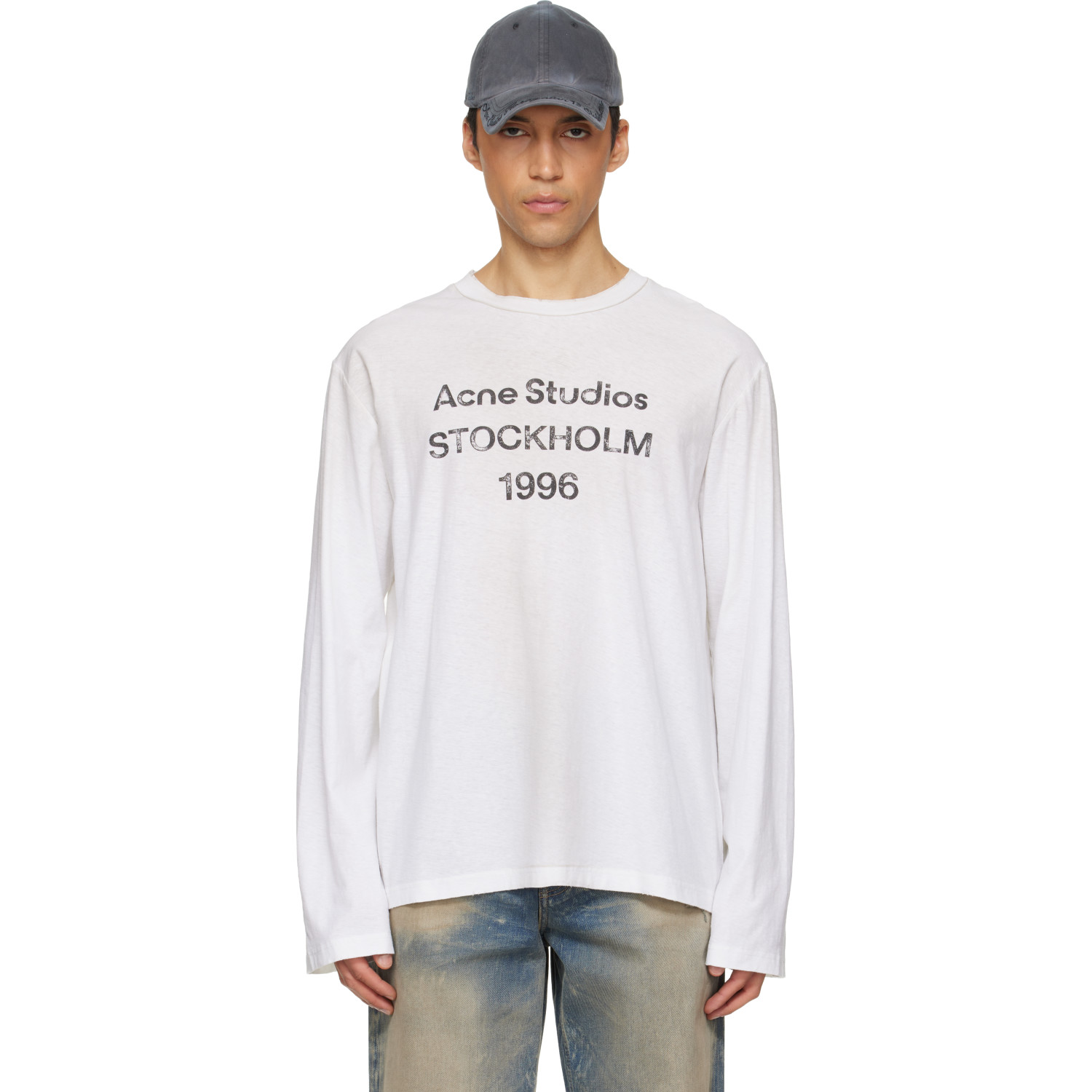 Acne Studios Off-White Logo T-shirt