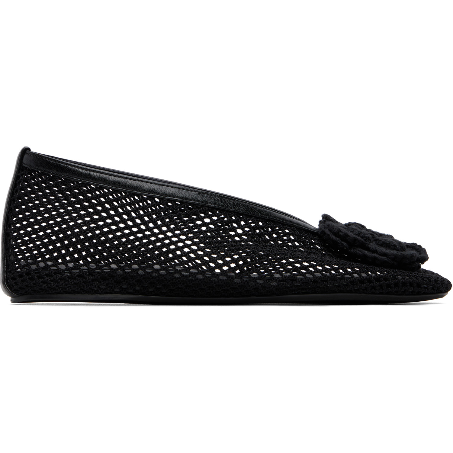 GANNI Black Jenny Ballerina Flats