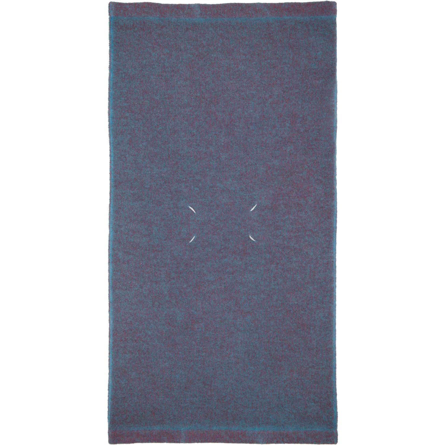 Maison Margiela Blue Knit Scarf