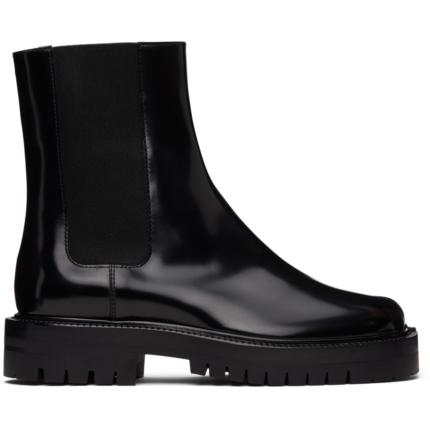 Maison Margiela Black Tabi Chelsea Boots