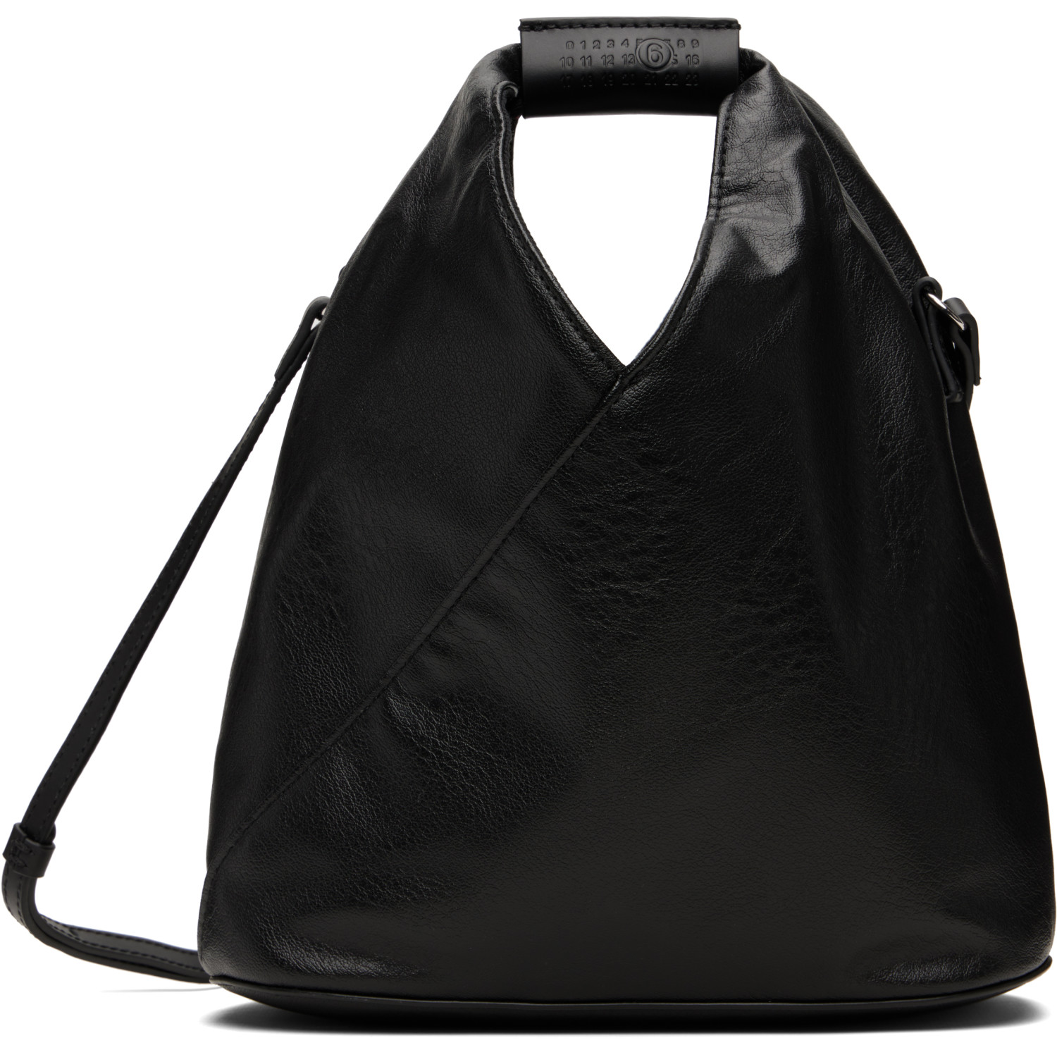 MM6 Maison Margiela Black Triangle Crossbody Bag