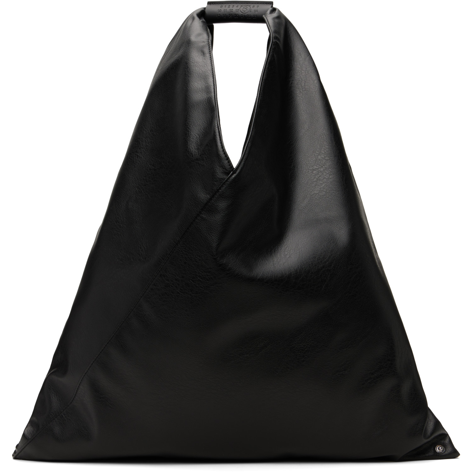 MM6 Maison Margiela Black Classic Triangle Tote