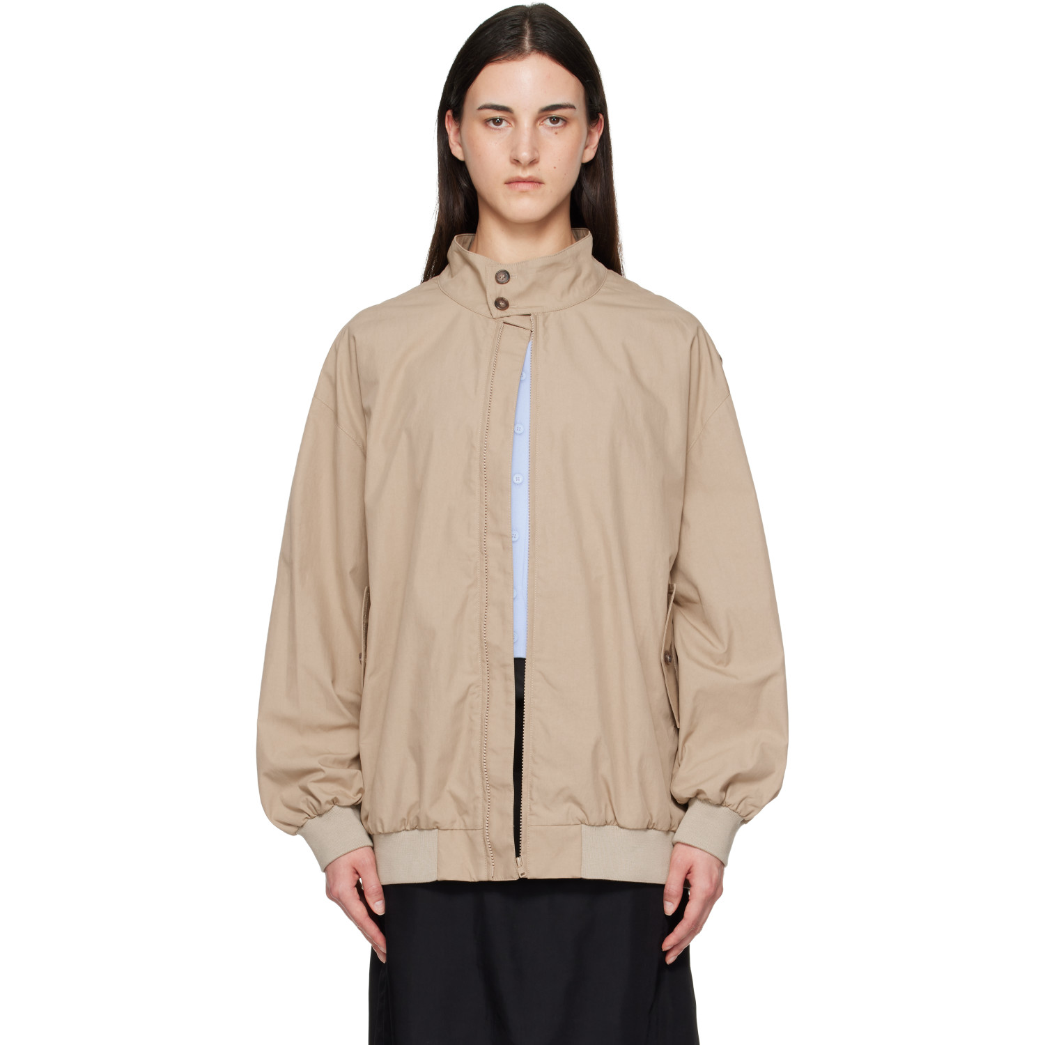 MM6 Maison Margiela Beige Sports Jacket