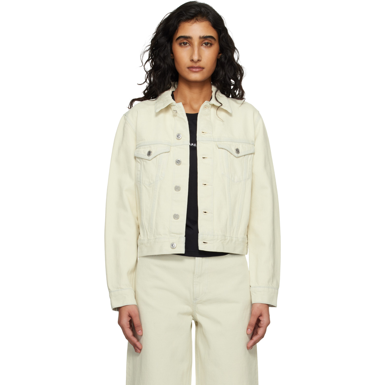 A.P.C. Off-White Dion Denim Jacket