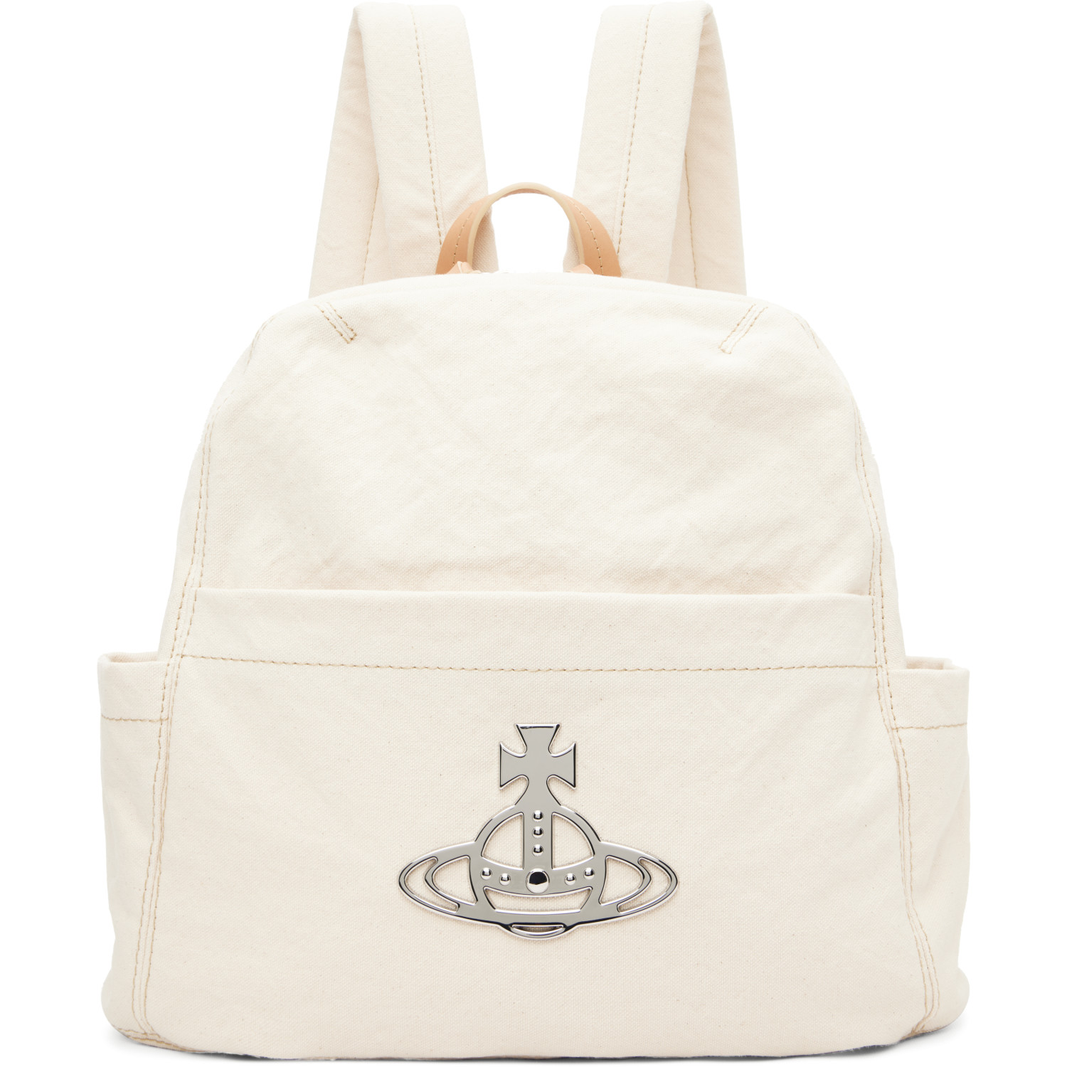 Vivienne Westwood Beige George Medium Backpack