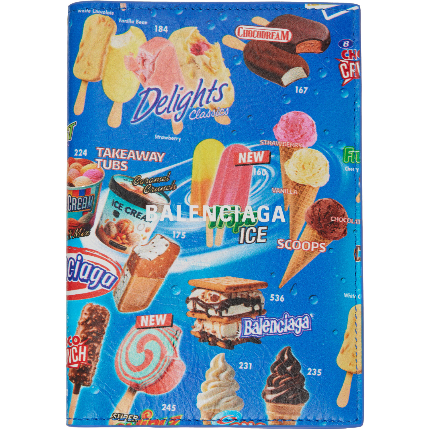 Balenciaga Blue Sweet Treat Passport Holder