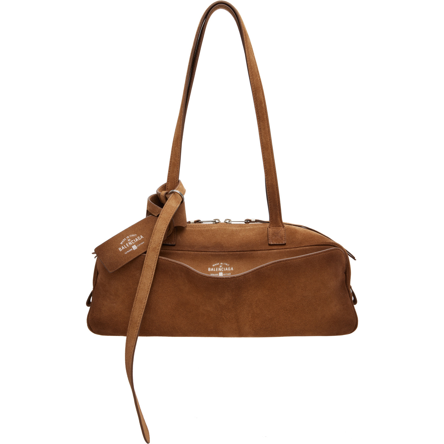 Balenciaga Tan Carrie Bowling S Bag