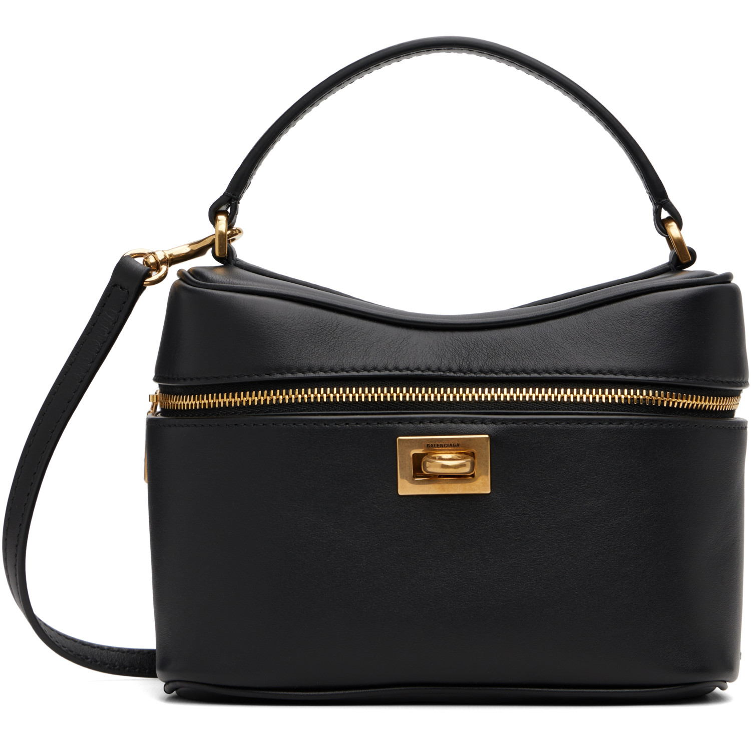 Balenciaga Black Rodeo Vanity Smooth Calf Bag