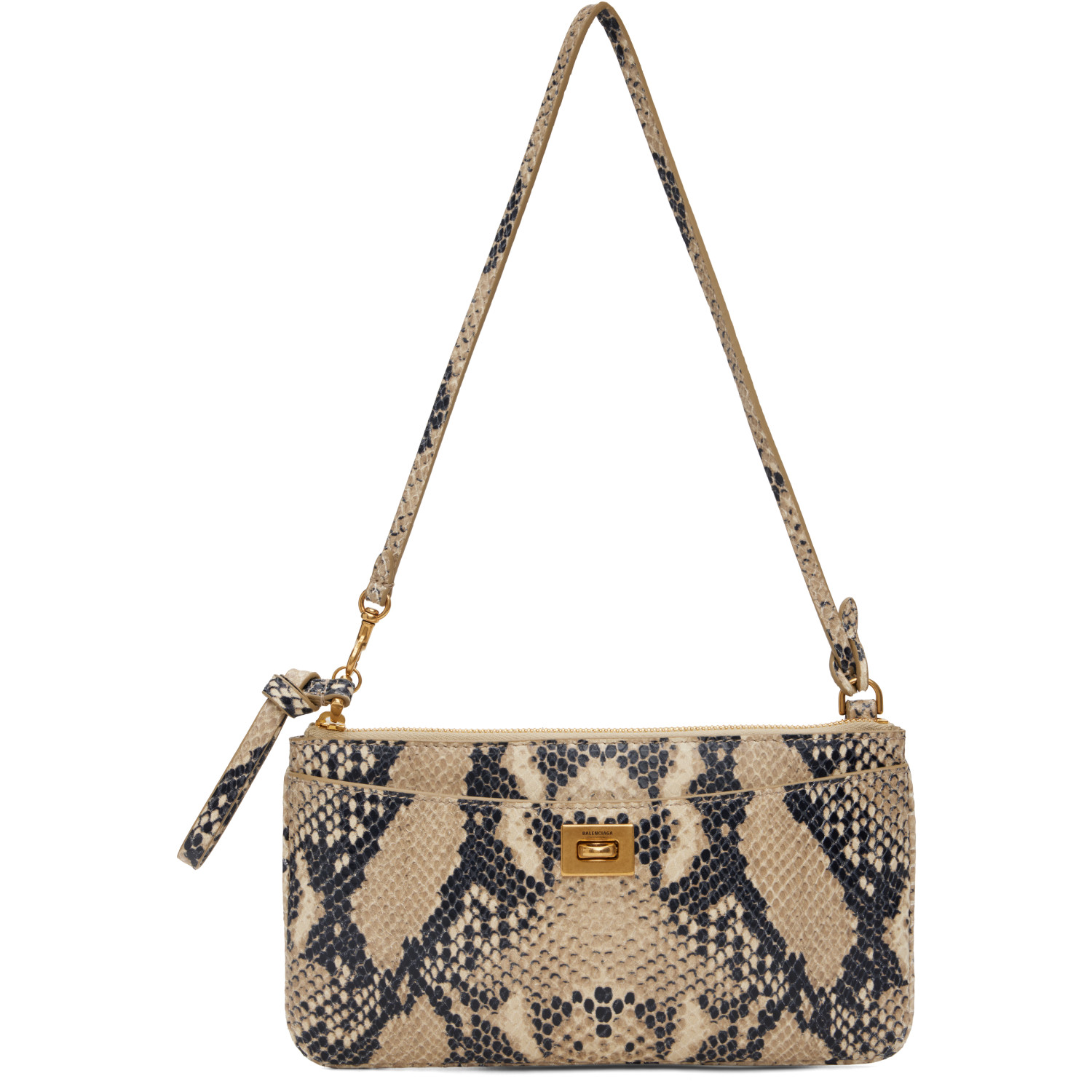Balenciaga Beige Rodeo Phone Pouch Bag