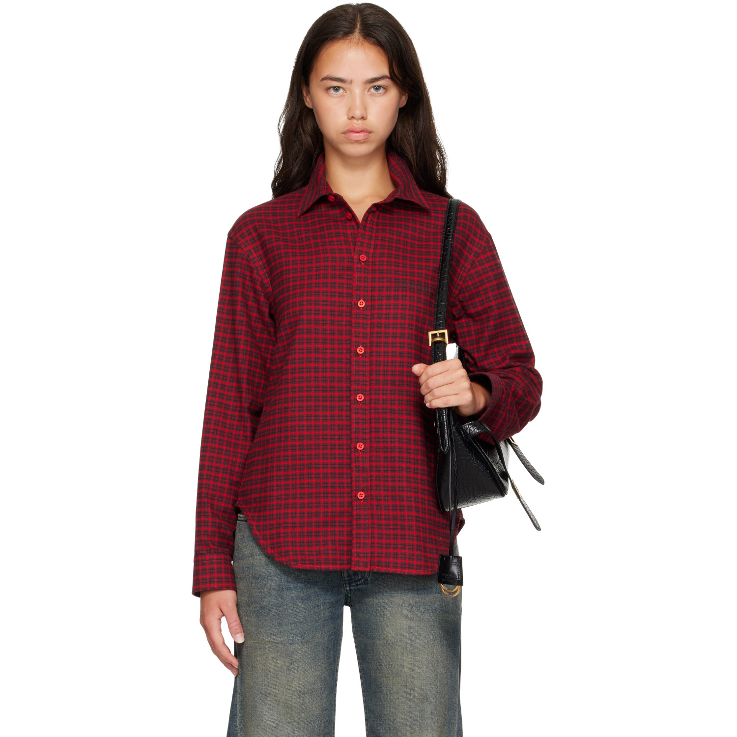 Balenciaga Red Standard Shirt