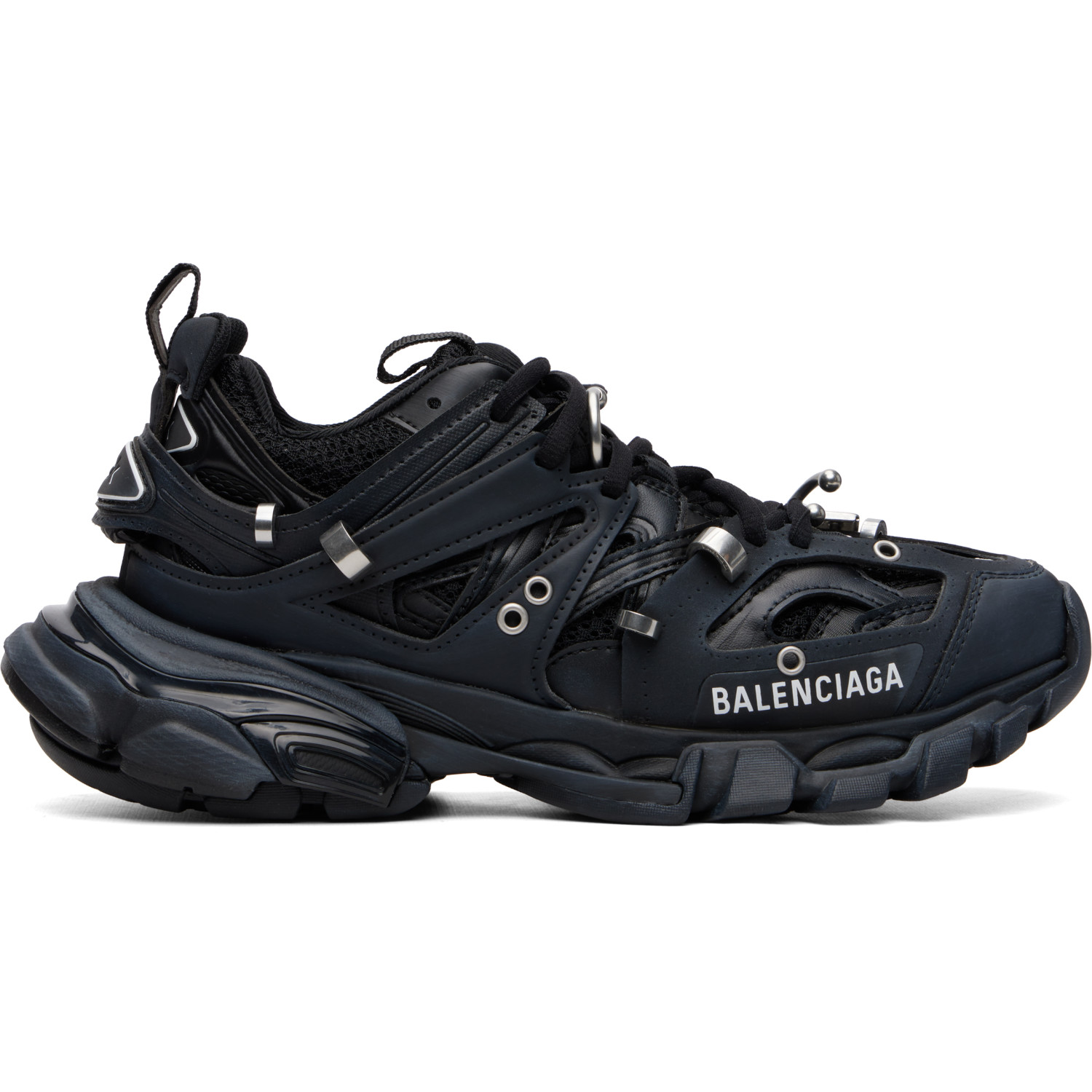 Balenciaga Black Track Piercing Sneakers