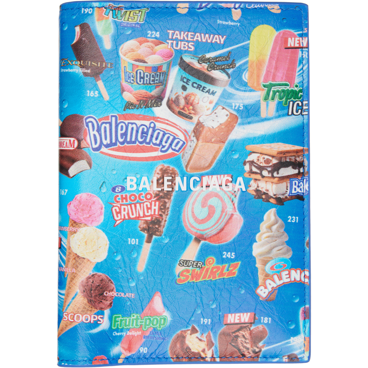 Balenciaga Blue Cash Passport Holder