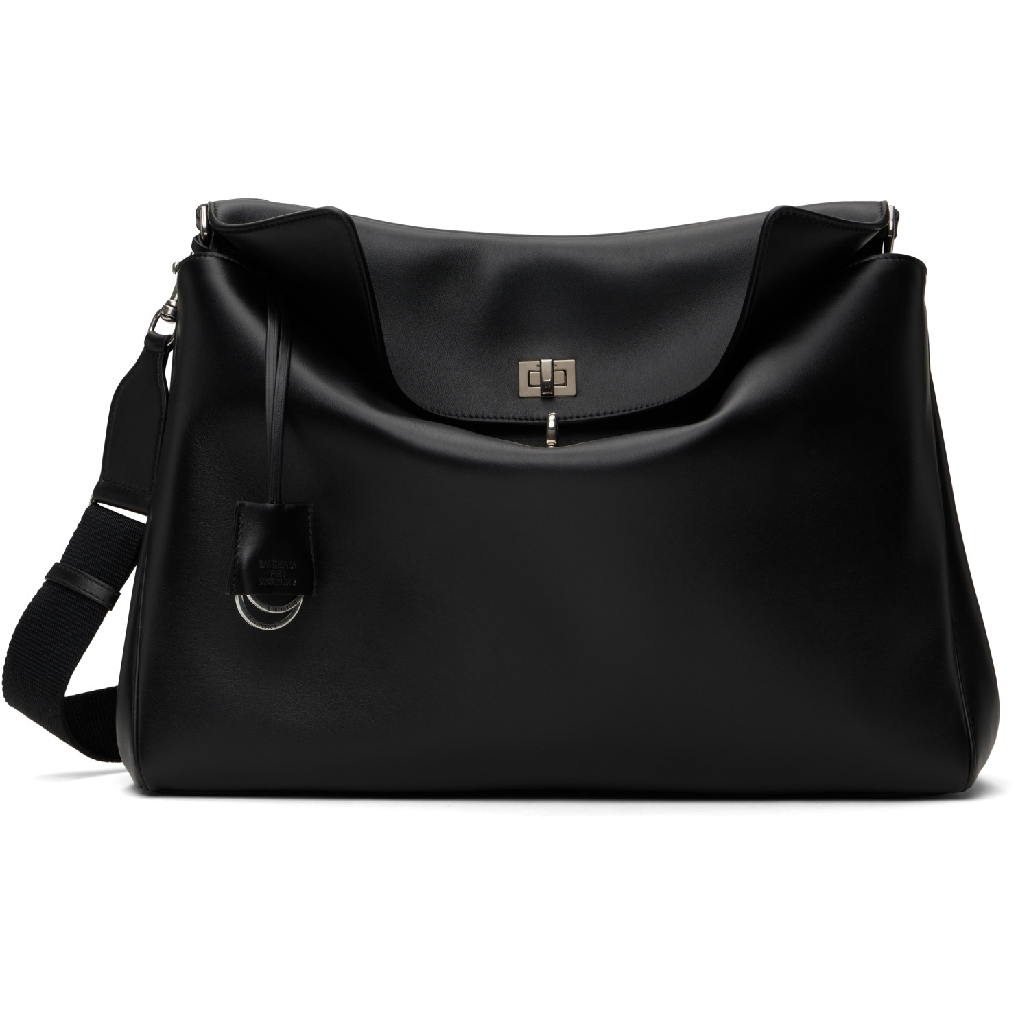 Balenciaga Black Rodeo Medium Messenger Bag